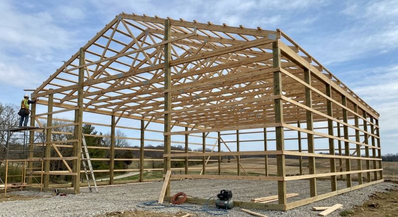 Barn Foundation Construction Service